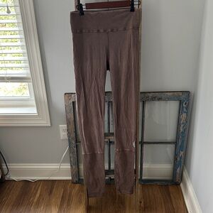 Free people movement Brown High-Waisted Leggings